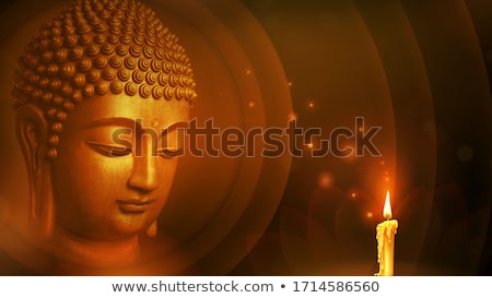 Zdjęcia stock: Golden Buddha Head