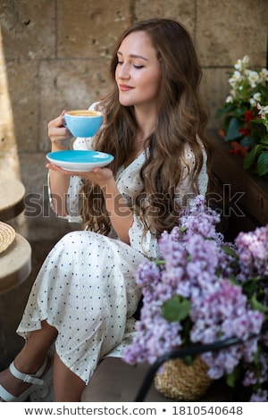 ストックフォト: Beautiful Girl Drinking