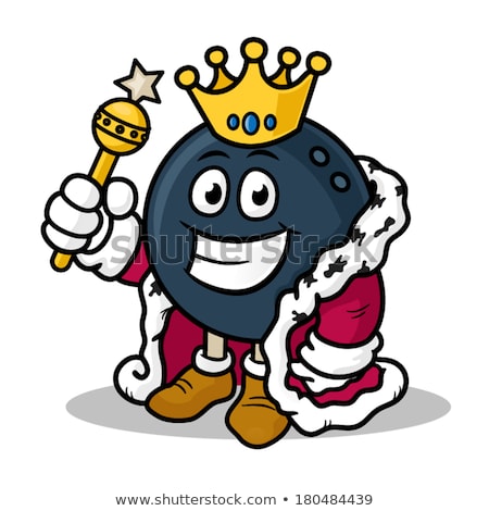 Foto stock: Bowling Ball With A Crown
