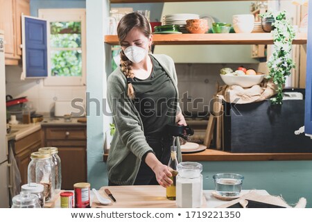 Сток-фото: Family Cooking At Home During Coronavirus Crisis