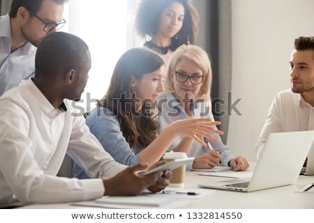 Stock photo: Consultant Explaining Market Research