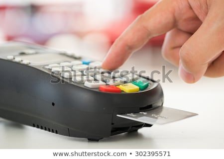 ストックフォト: Atm Machine In Credit Card