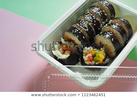 Stock photo: A Healthy Serving Of Korean Style Sushi