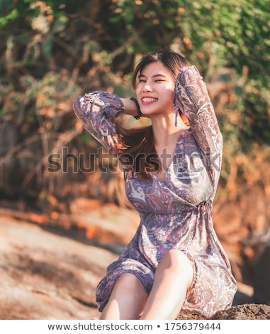 Foto stock: Seductive Beautiful Asian Woman