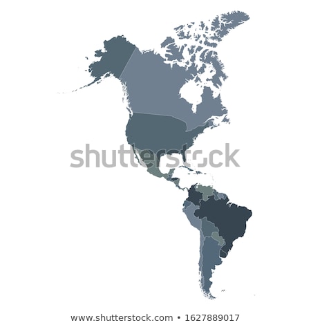 Foto stock: North South And Central America Global World