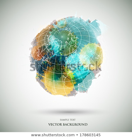 Stock fotó: Abstract Colorful World Concept