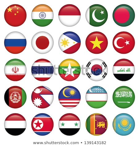 Сток-фото: Round Icon With Flag Of Bangladesh