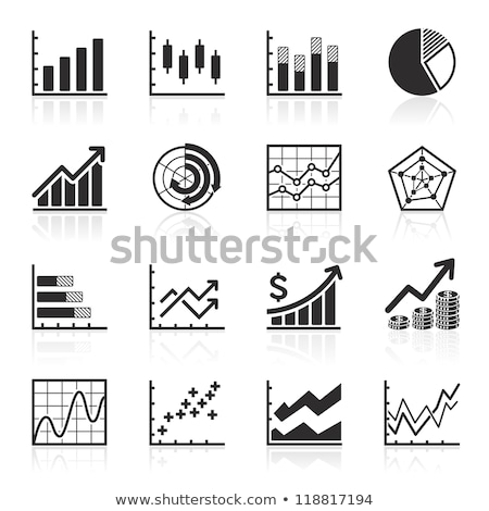 Сток-фото: Concept Dollar Bar Chart Graph