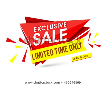 Zdjęcia stock: Hot Price Poster Exclusive Offer Business Vector