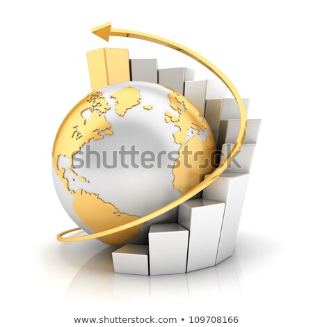 Earth And Gold Arrows Foto stock © 3dmask