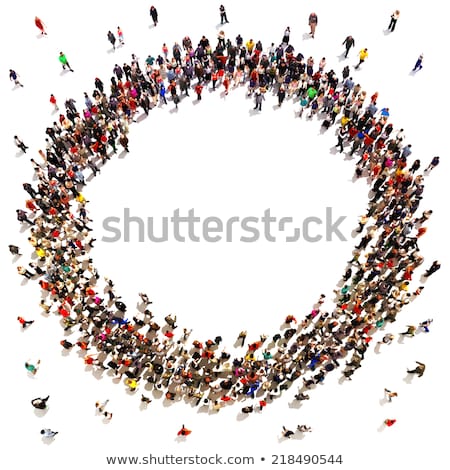 Stock photo: People In A Circle