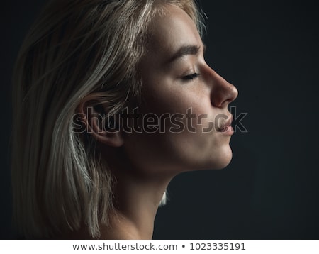 Stock fotó: Thoughtful Blond Woman