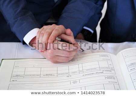 Stock photo: Close Up Of Male Gay Couple With Wedding Rings On