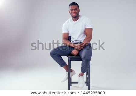 ストックフォト: Portrait Of A Happy Young African Man