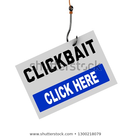 Foto stock: 3d Hook Concept Of Clickbait