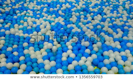 Сток-фото: Blue And White Balls