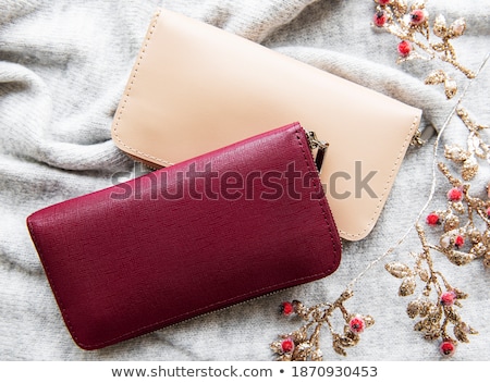 Beige Knitted Handbag Foto stock © almaje