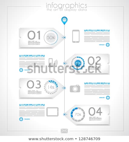 Foto stock: Infographic Design For Product Ranking