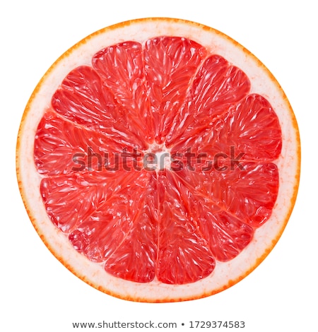 Foto stock: Slice Of Red Grapefruit