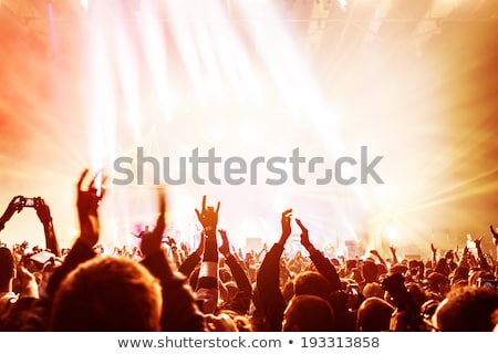 Stockfoto: Crowd Enjoying At Nightclub