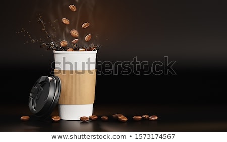 [[stock_photo]]: Hot Takeway Espresso Morning Coffee In Cardboard Paper Cup