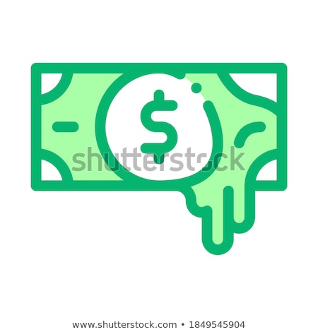 Stockfoto: Exposing Fake Money Icon Vector Outline Illustration