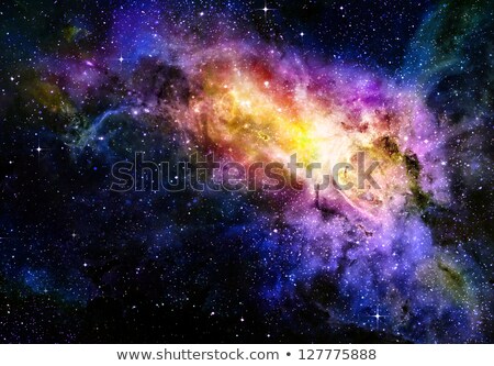 Starry Deep Outer Space Nebual And Galaxy Stock fotó © clearviewstock