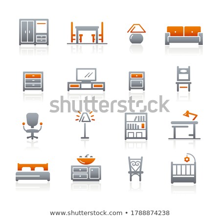 Furniture Icons Graphite Series Foto stock © Palsur