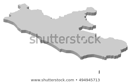 Map Of Italy Lazio Highlighted Foto stock © Schwabenblitz