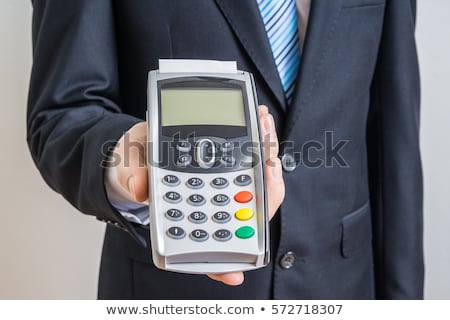 ストックフォト: Business Man Offering Card