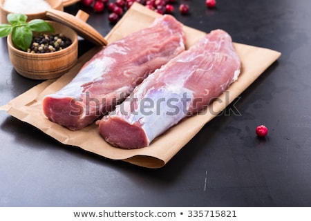 Stock photo: Raw Pork Tenderloin