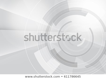 Foto d'archivio: Abstract Concentric Shape On White Background