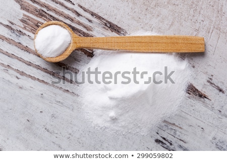 Foto stock: Spoon Of Baking Soda