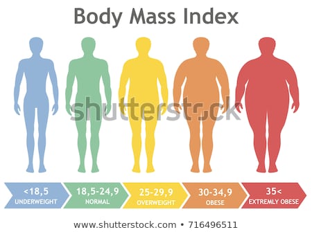 ストックフォト: Weight Loss Poster And Icons Vector Illustration