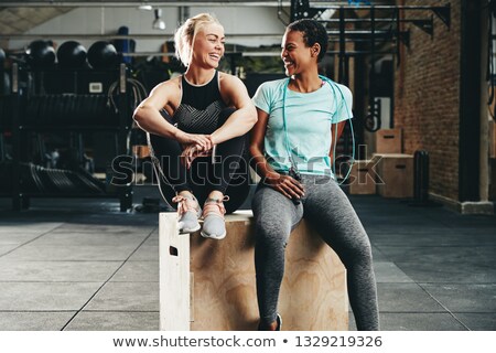 Stock photo: Workout Partners In Gym