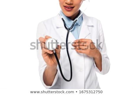 Stock photo: Doctor Showing Stethoscope