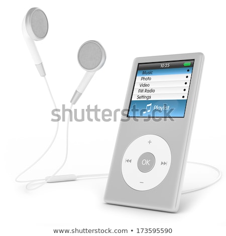 Foto stock: Mp3 Player Isolated On A White Background