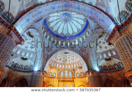 ストックフォト: Interior View From The Blue Mosque