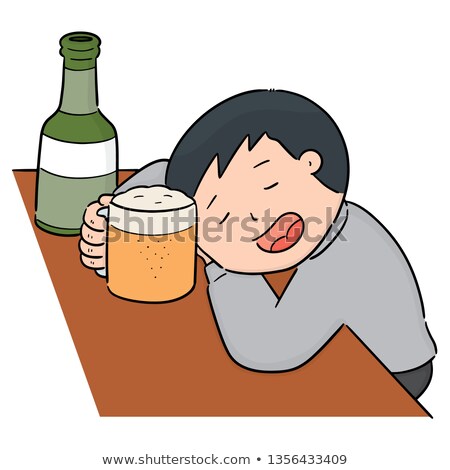 Vector Of Drunker Stock photo © olllikeballoon