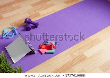 Stock photo: Woman Phoning Laid On The Floor