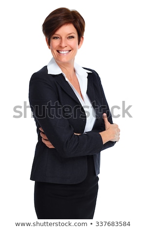 Stock fotó: Mature Business Woman With Short Hairstyle