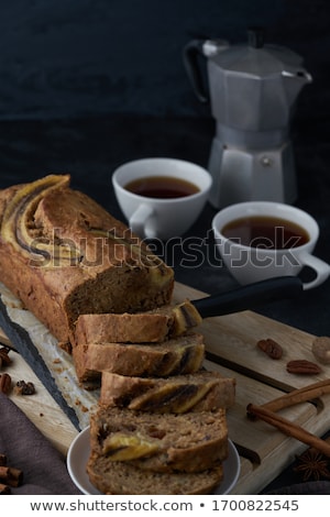 Stock fotó: Slice Of Fruitcake