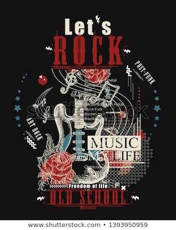 ストックフォト: Musician Rock Design