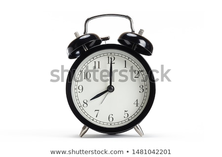 Stockfoto: Alarm Clock On White Background