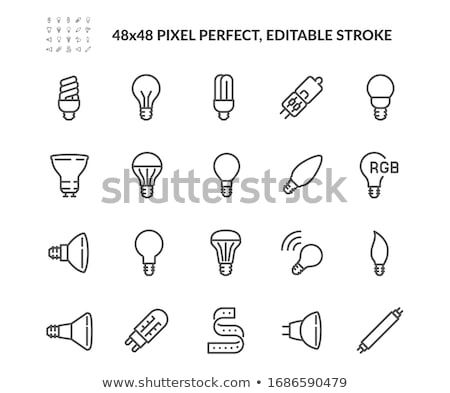 Stockfoto: Bulb And Candle