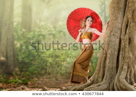 Stok fotoğraf: Asian Model Woman Thai Ethnicity Beauty
