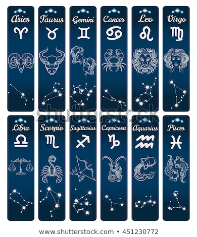 Zdjęcia stock: Astrological Book With Sign Of Zodiac