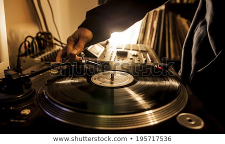 Stock photo: Hip Hop Dj Scratching The Record