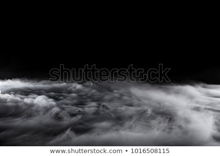 Foto stock: Smoke On Black Background