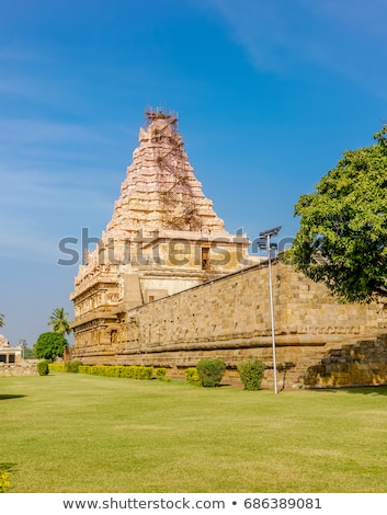 Stock fotó: Great Architecture Of Hindu Temple Dedicated To Shiva